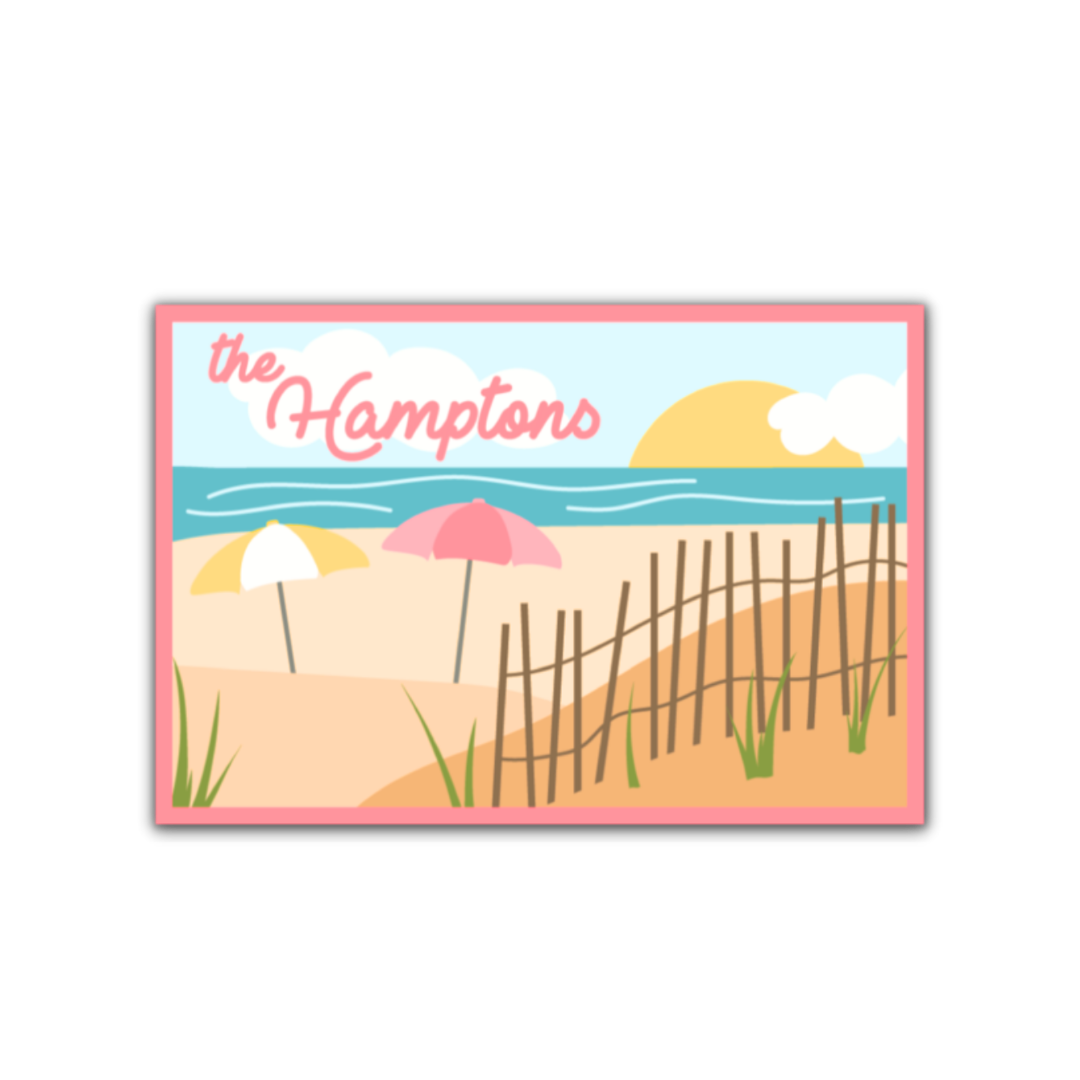 The Hamptons Sticker